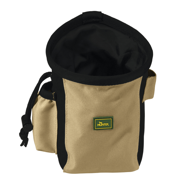 Hunter International Training Aid Hunter Bugrino Treat Bag, Black Tan