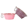 Ibiyaya Pet Bowl Ibiyaya Quick Bite Collapsible Dog Bowl, Pink