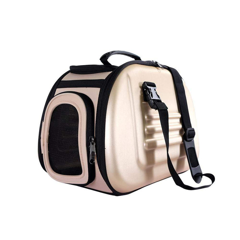 Ibiyaya Pet Carrier Ibiyaya Classic EVA Collapsible Pet Carrier Bag, Beige