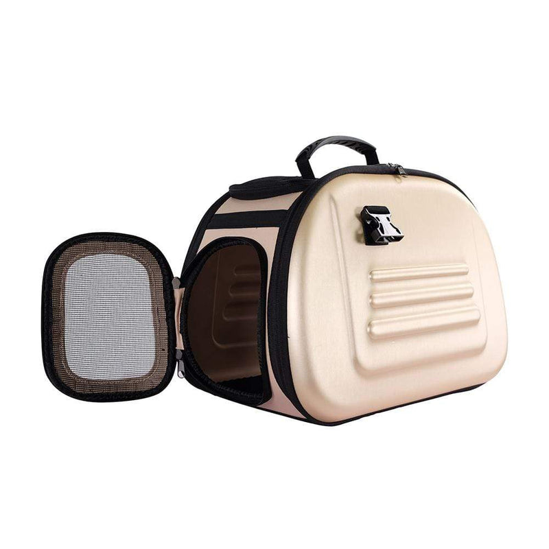 Ibiyaya Pet Carrier Ibiyaya Classic EVA Collapsible Pet Carrier Bag, Beige