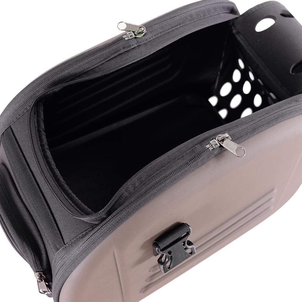 Ibiyaya Pet Carrier Ibiyaya Classic EVA Collapsible Pet Carrier Bag, Chocolate