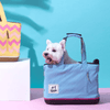 Ibiyaya Pet Carrier Ibiyaya Color Play Pet Carrier Tote Bag, Sky Blue