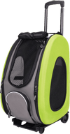 Ibiyaya Pet Carrier Ibiyaya EVA 4-in-1 Combo Pet Carrier on Wheels, Apple Green