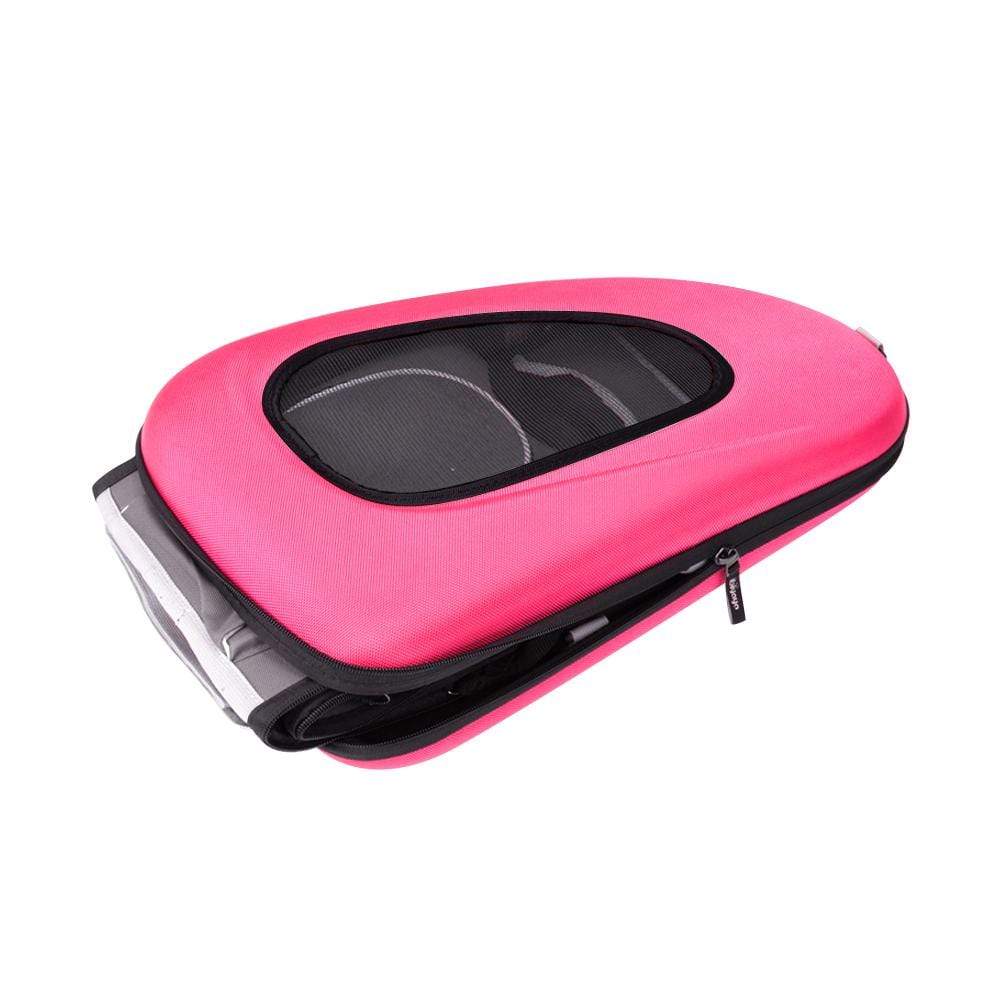 Ibiyaya Pet Carrier Ibiyaya EVA 4-in-1 Combo Pet Carrier on Wheels, Hot Pink