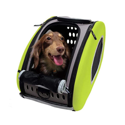 Ibiyaya Pet Carrier Ibiyaya EVA 5-in-1 Combo Pet Carrier, Pram & Backpack, Apple Green