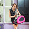 Ibiyaya Pet Carrier Ibiyaya EVA 5-in-1 Combo Pet Carrier, Pram & Backpack, Hot Pink