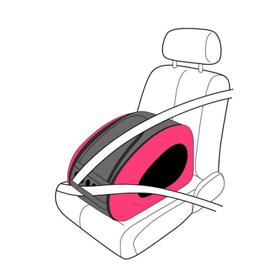 Ibiyaya Pet Carrier Ibiyaya EVA 5-in-1 Combo Pet Carrier, Pram & Backpack, Hot Pink