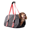 Ibiyaya Pet Carrier Ibiyaya Flying Pal Foldable Pet Travel Carrier Bag, Black/ Red