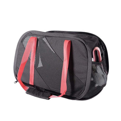 Ibiyaya Pet Carrier Ibiyaya Flying Pal Foldable Pet Travel Carrier Bag, Black/ Red
