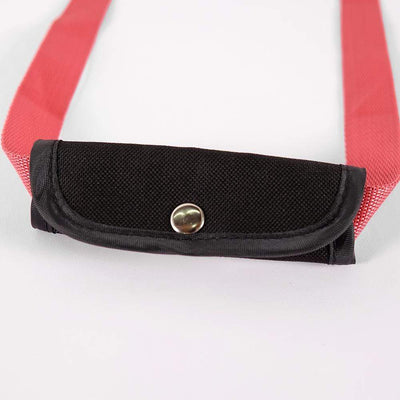 Ibiyaya Pet Carrier Ibiyaya Flying Pal Foldable Pet Travel Carrier Bag, Black/ Red