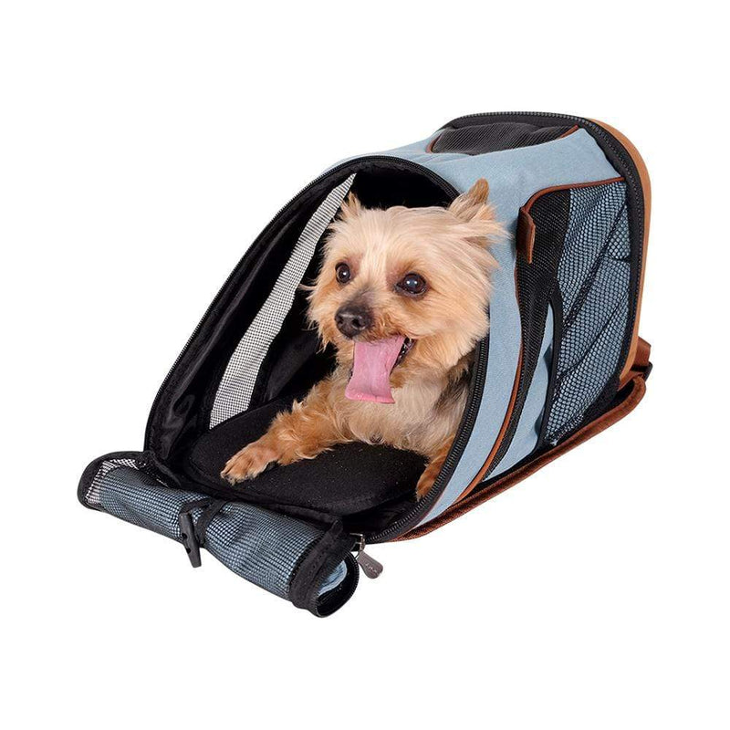 Ibiyaya Lightweight Pet Backpack Carrier, Denim Modern Pets