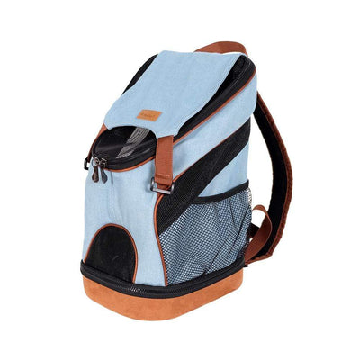 Ibiyaya Pet Carrier Ibiyaya Lightweight Pet Backpack Carrier, Denim