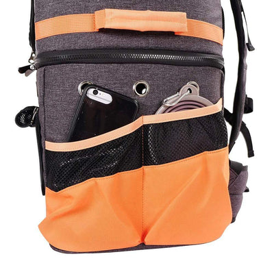 Ibiyaya Pet Carrier Ibiyaya Two-Tier Pet Backpack, Hands-Free Carrier Bag 12kg