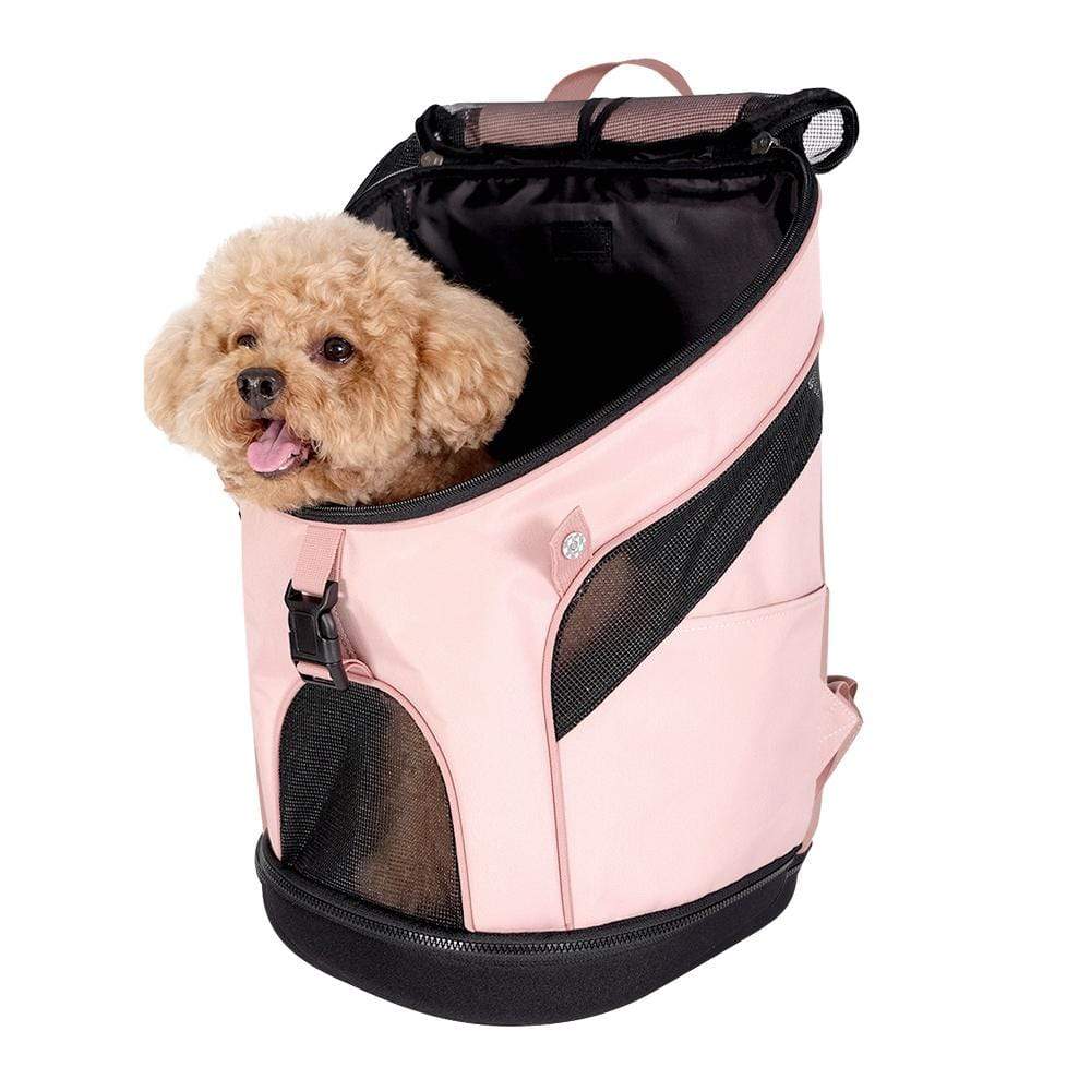 Ibiyaya Pet Carrier Ibiyaya Ultralight-Pro Backpack Pet Carrier, Coral Pink