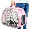 Ibiyaya Pet Carrier Ibiyaya Valentine Transparent Hard Case Carrier, Foldable Pet Bag