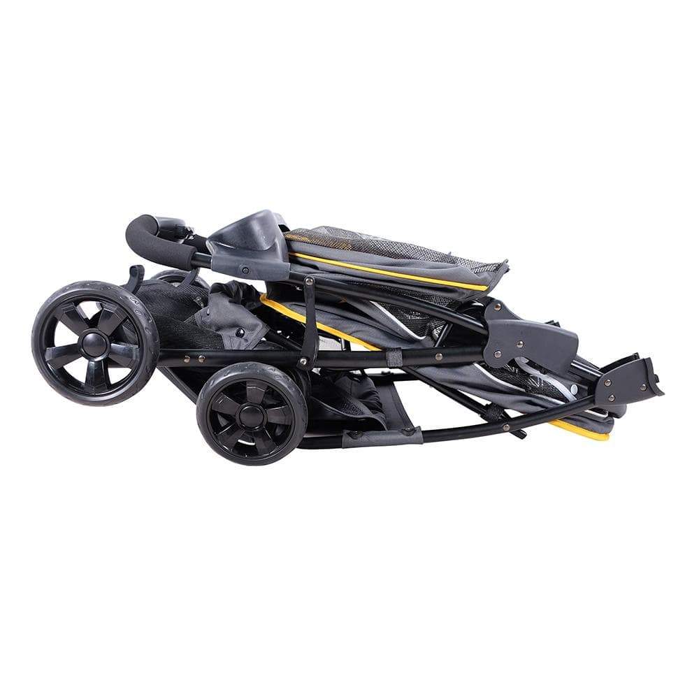 Ibiyaya Pet Pram Ibiyaya Cloud 9 Pet Stroller for Dogs & Cats up to 20kg, Mustard Yellow