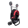 Ibiyaya Pet Pram Ibiyaya Easy Strolling Pet Buggy Pram, Rouge