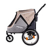 Ibiyaya Pet Pram Ibiyaya Happy Pet Trailer V2, Bike Trailer & Jogger for Dogs, Latte
