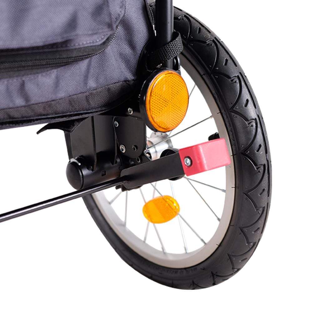 Ibiyaya Pet Pram Ibiyaya Happy Pet Trailer V2, Bike Trailer & Jogger for Dogs, Latte