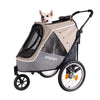 Ibiyaya Pet Pram Ibiyaya Happy Pet Trailer V2, Bike Trailer & Jogger for Dogs, Latte