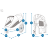 Ibiyaya Pet Pram Ibiyaya Hercules Heavy Duty Pro Pet Stroller V2 for Large Dogs