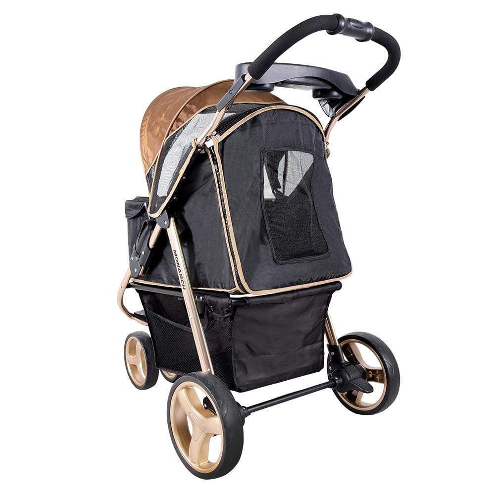 Ibiyaya Pet Pram Ibiyaya Monarch Premium Pet Jogger Stroller, Luxury Gold