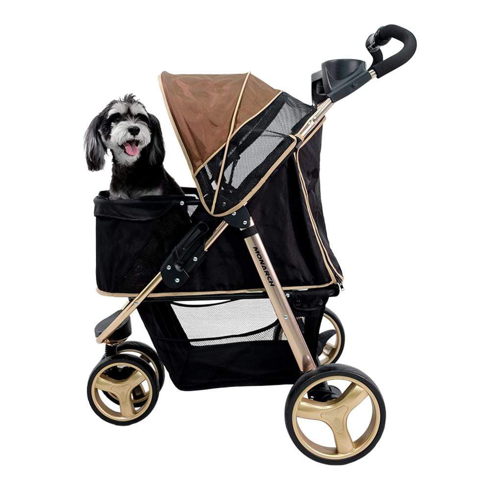 Ibiyaya Pet Pram Ibiyaya Monarch Premium Pet Jogger Stroller, Luxury Gold