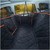 iBuddy Car Travel iBuddy Dog Seat Cover Car Hammock w/ Mesh Window & Dog Seat Belt