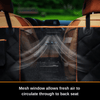 iBuddy Car Travel iBuddy Dog Seat Cover Car Hammock w/ Mesh Window & Dog Seat Belt