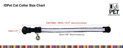 ID Pet Cat Collar Personalised Cat Collar - Pink Sprinkles