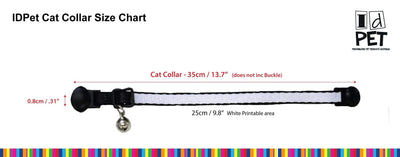 ID Pet Cat Collar Personalised Cat Collar - Spots Red