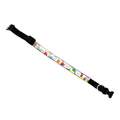 ID Pet Dog Collar Personalised Dog Collar - Confetti