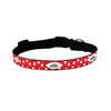 ID Pet Dog Collar Small (31-41cm) Personalised Dog Collar - Spots Red