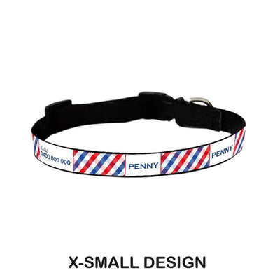 ID Pet Dog Collar X-Small (20-31cm) Personalised Dog Collar - Picnic Time
