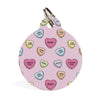 ID Pet ID Tag Pet ID Tag - Candy Hearts