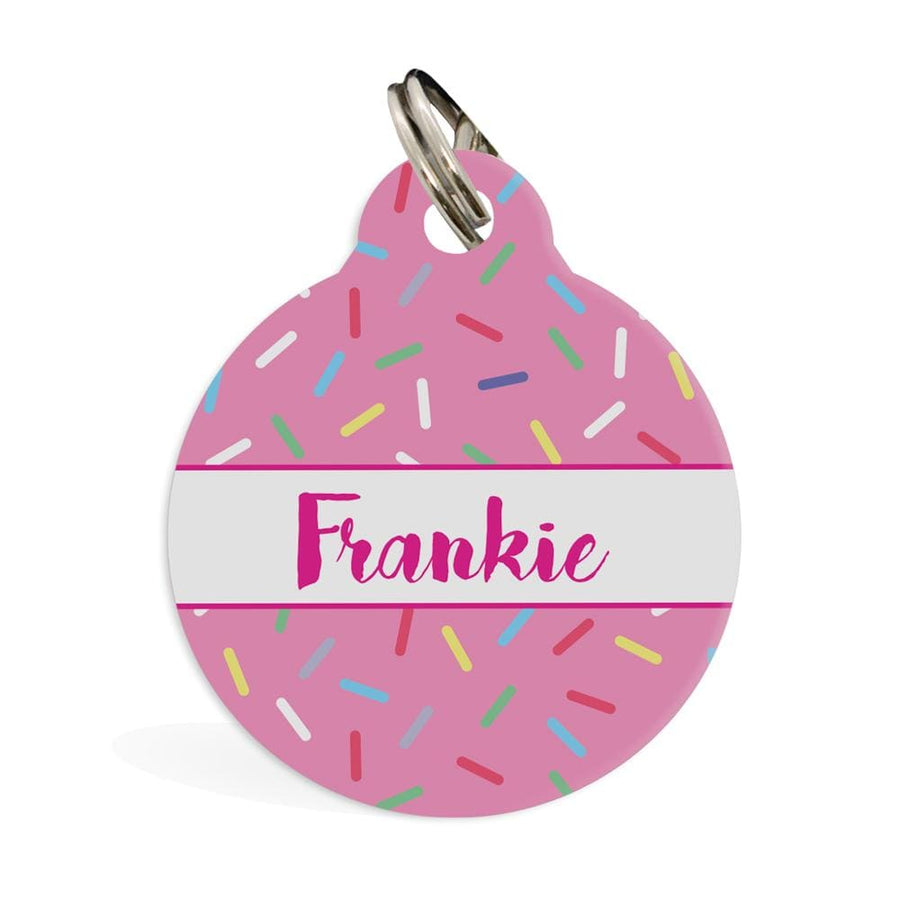 ID Pet ID Tag Pet ID Tag - Pink Sprinkles