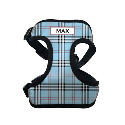 ID Pet Pet Harness Personalised Pet Harness - Furberry Blue