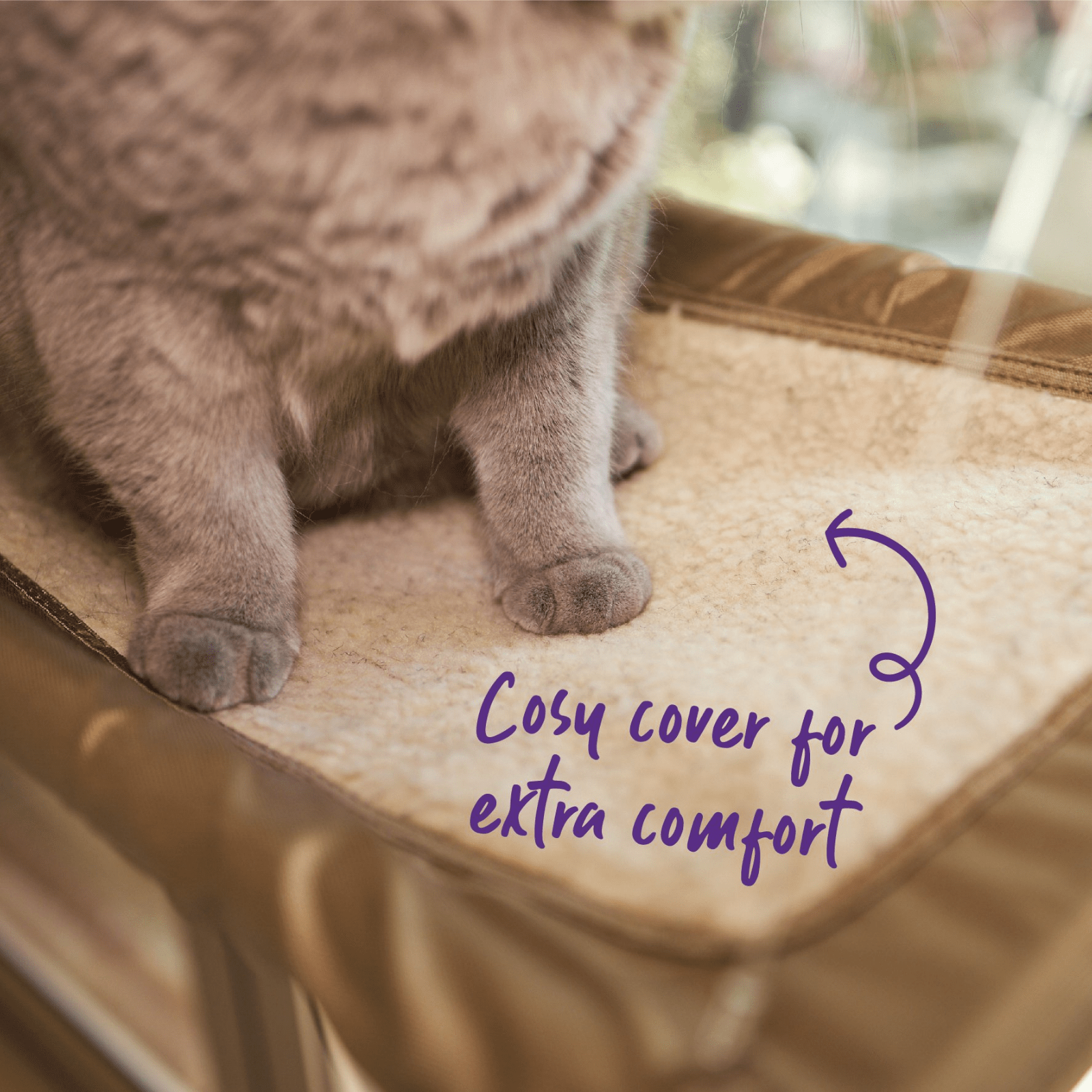 Kazoo Pet Bed The Lookout Deluxe Window Cat Bed