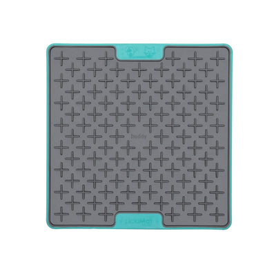 Lickimat Pet Bowl Blue Lickimat Tuff Buddy Slow Feed Licking Mat for Dogs & Cats