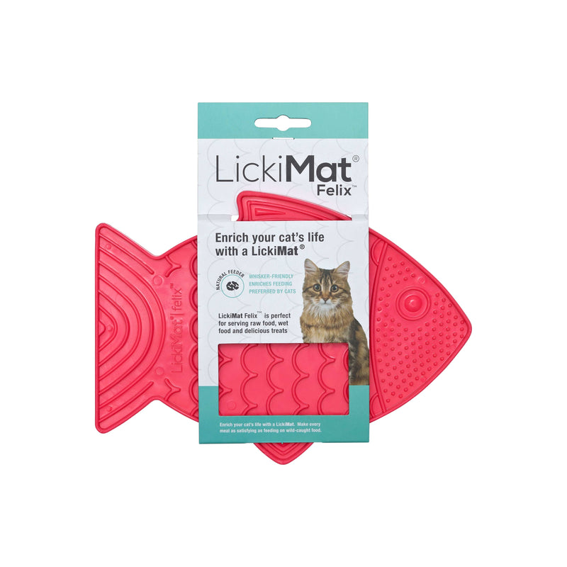 Lickimat Pet Bowl Lickimat Classic Felix Slow Feeder Licking Mat for Cats