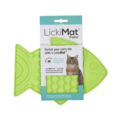 Lickimat Pet Bowl Lickimat Classic Felix Slow Feeder Licking Mat for Cats