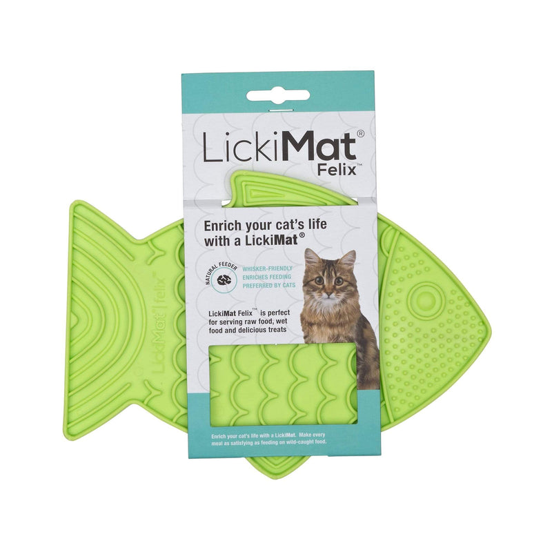 Lickimat Pet Bowl Lickimat Classic Felix Slow Feeder Licking Mat for Cats