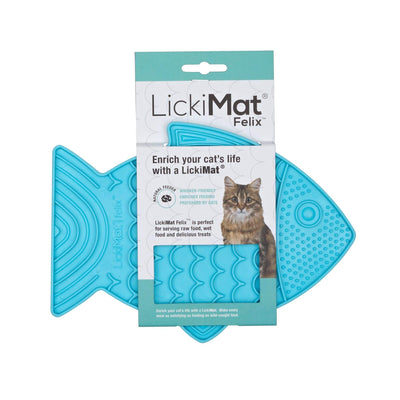 Lickimat Pet Bowl Lickimat Classic Felix Slow Feeder Licking Mat for Cats