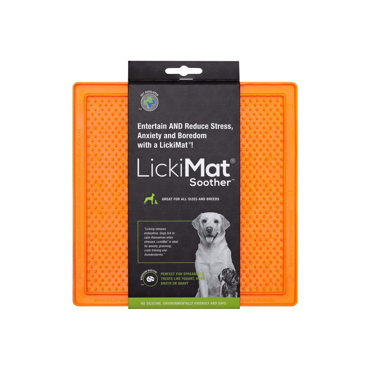 Lickimat Classic Soother Slow Feed Licking Mat for Dogs & Cats Modern
