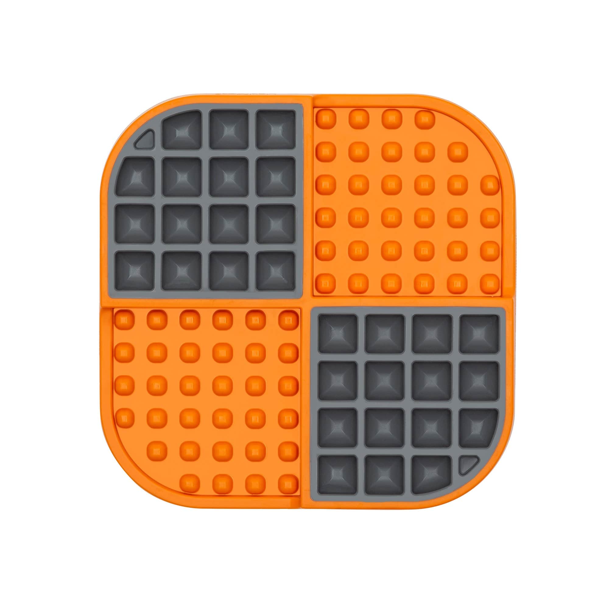 Lickimat Pet Bowl Orange Lickimat Slomo 2-in-1 Slow Feeding Bowl & Licking Mat for Dogs & Cats
