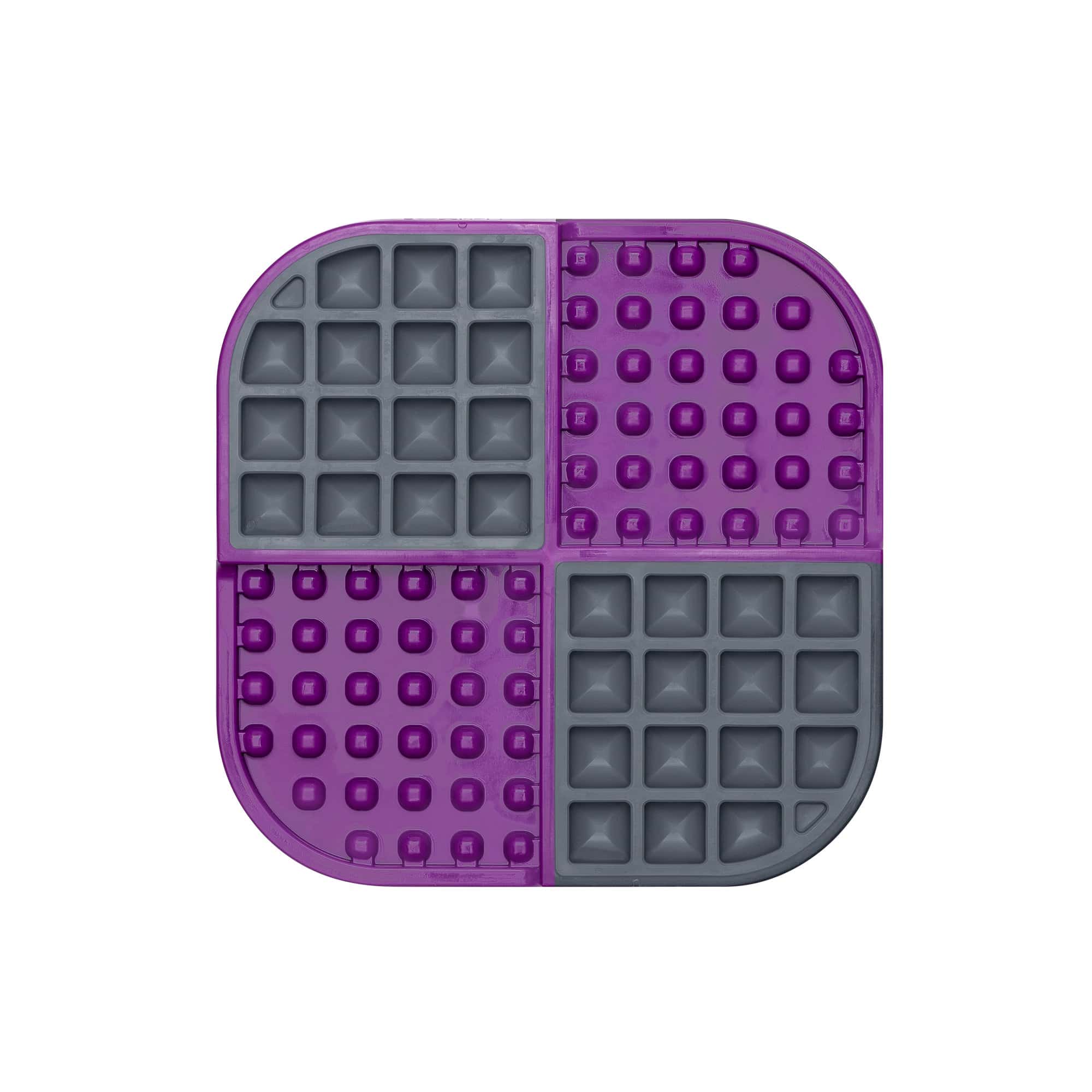 Lickimat Pet Bowl Purple Lickimat Slomo 2-in-1 Slow Feeding Bowl & Licking Mat for Dogs & Cats