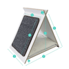 Modern Pets Cat Bed Wooden Cat House Incline Scratcher