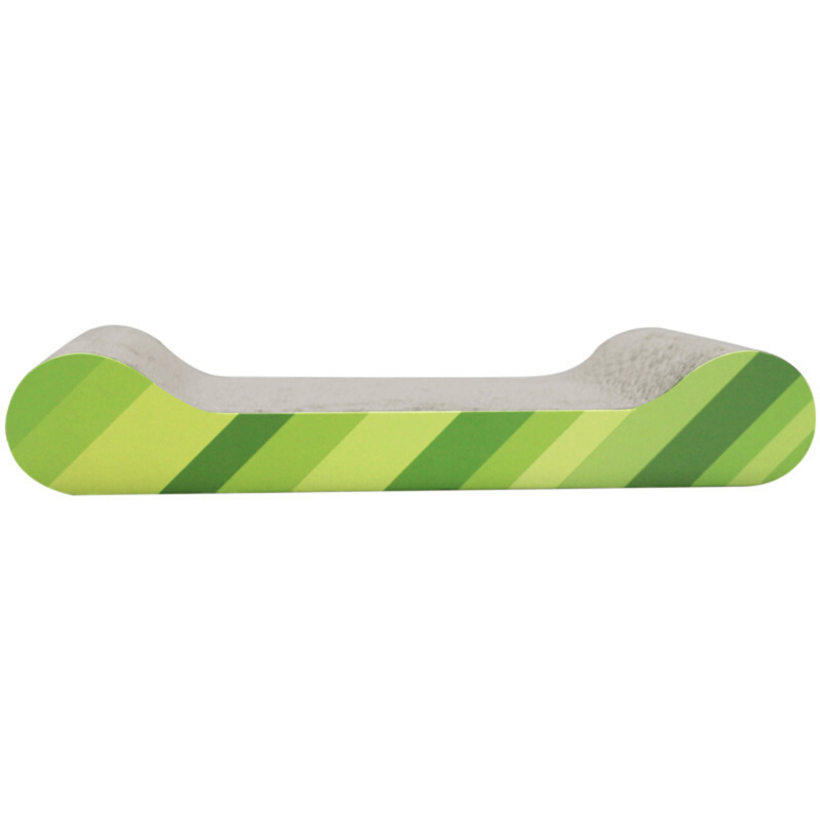 Modern Pets Cat Scratcher Cardboard Cat Scratcher Lounge, Green Stripes