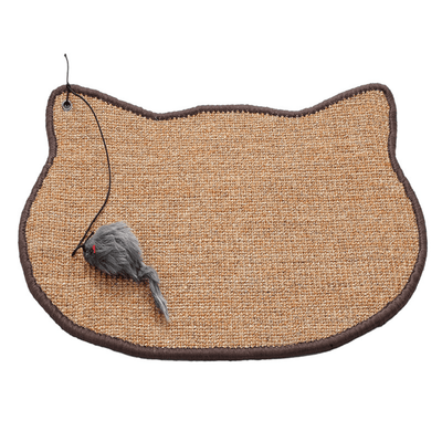 Modern Pets Cat Scratcher Cat Scratching Sisal Mat with Mouse Toy