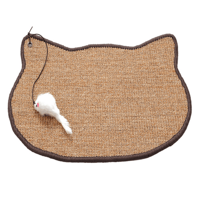 Modern Pets Cat Scratcher Cat Scratching Sisal Mat with Mouse Toy